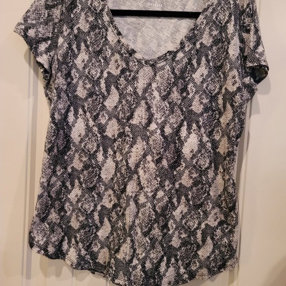 Snake Print Cotton Short Set - M/L - Picture 6 of 10